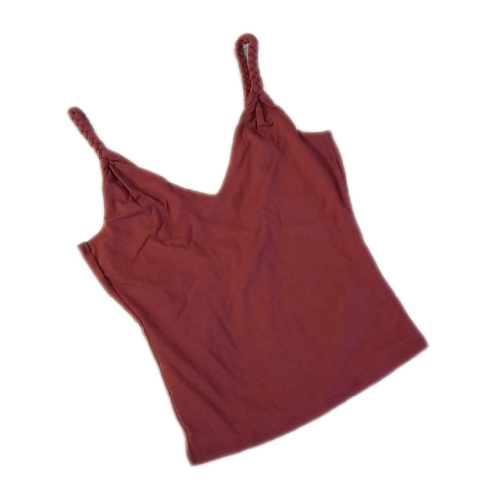 Free People Intimates Burgundy Bare Knit Tank Small
